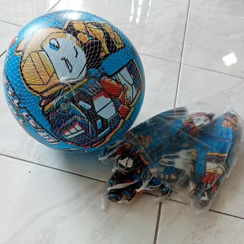 Bola Karet Motif Gambar Kartun Cartoon