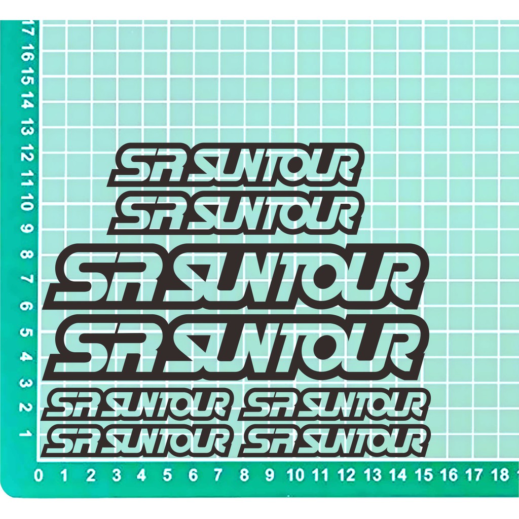 cutting stiker sticker sepeda SR SUNTOUR