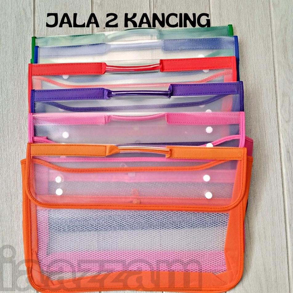 ⇺ MAP TAS JALA 2 KANCING / SCHOOL BAG / ZIPPER BAG. UK. FOLIO ⇎