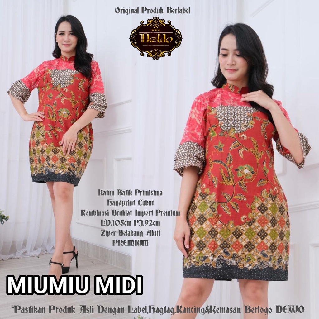 Dress Batik Miumiu