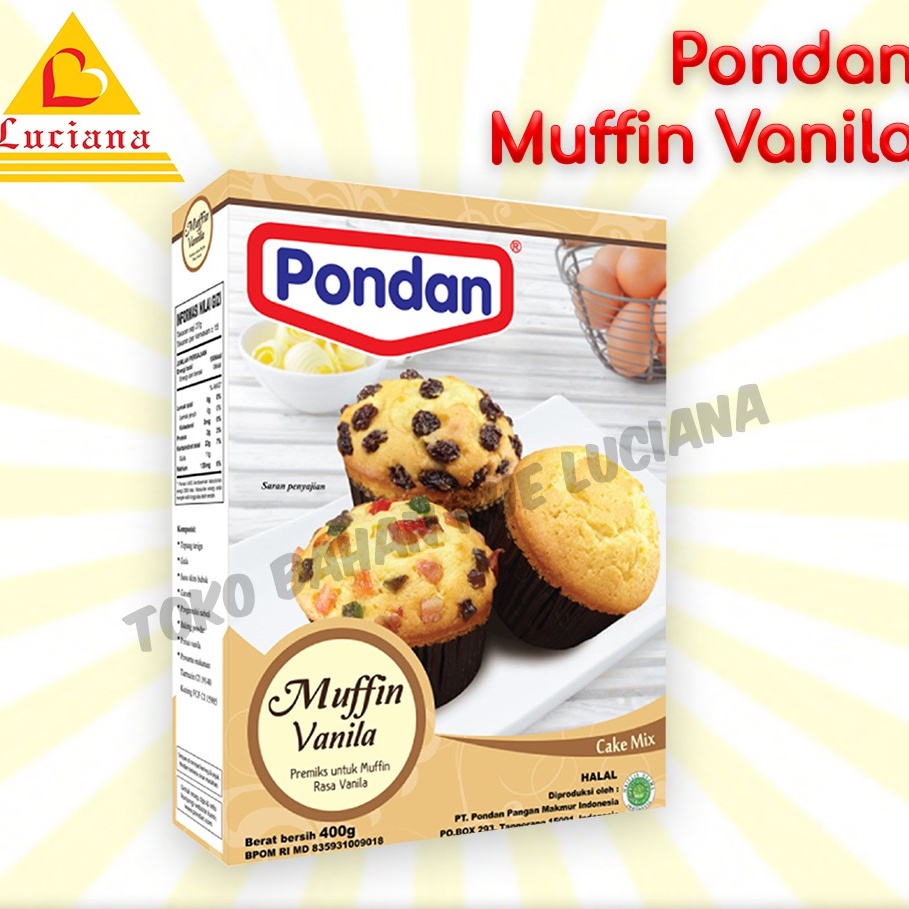 Pondan Premix bubuk instan Blackforest Bolu kukus brownies chiffon sponge martabak