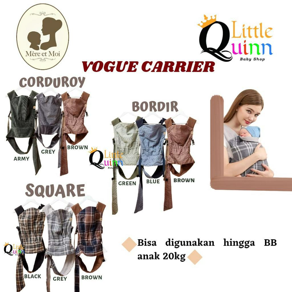 MERE ET MOI Vogue Carrier / Mere et moi gendongan