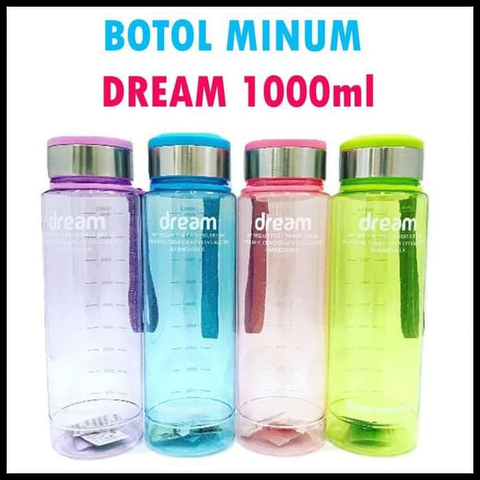 MARKAS--BOTOL TERMURAH BOTOL MINUM DREAM SPORTY 1 LITER/ BOTOL AIR 1 Liter