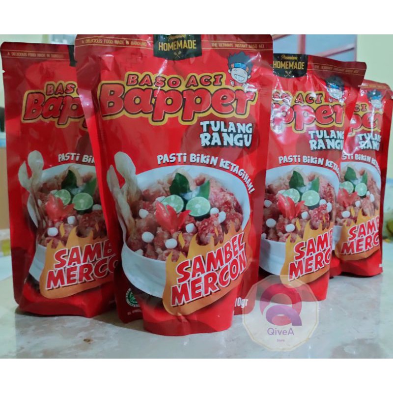 Baso Aci Bapper Boci Tulang Rangu Ori dan Sambel Mercon