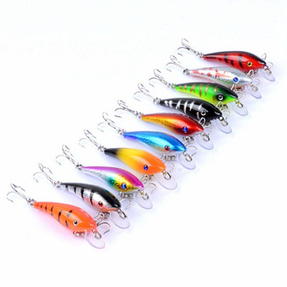 Top Minnow Baits Umpan Multicolor Crankbaits Striped bass Minnow Lures