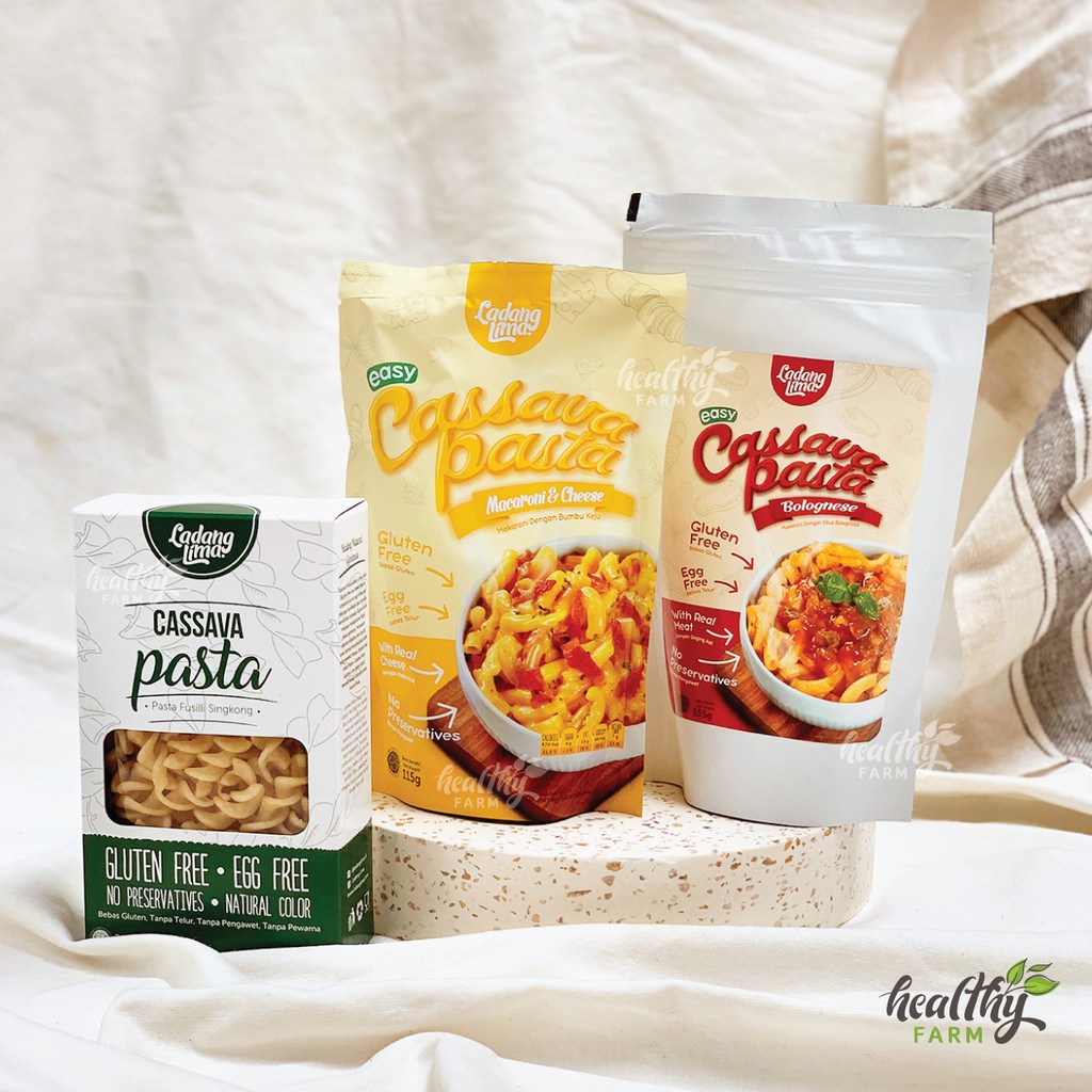 Cassava Pasta Gluten Free Ladang Lima / Fusilli 100g