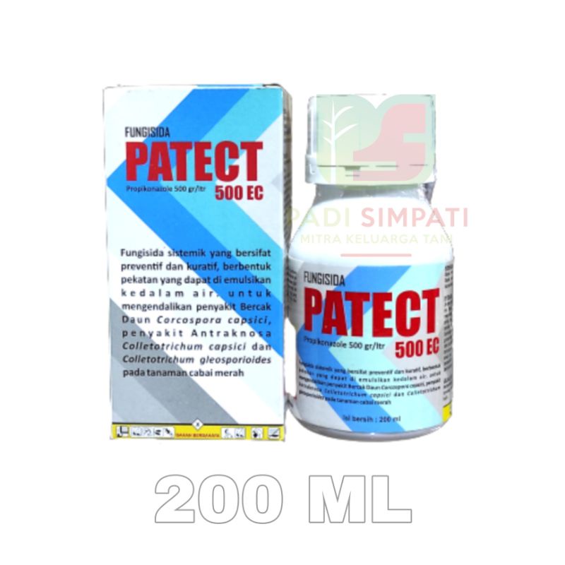 fungisida PATECT 500ec kemasan 200 ml