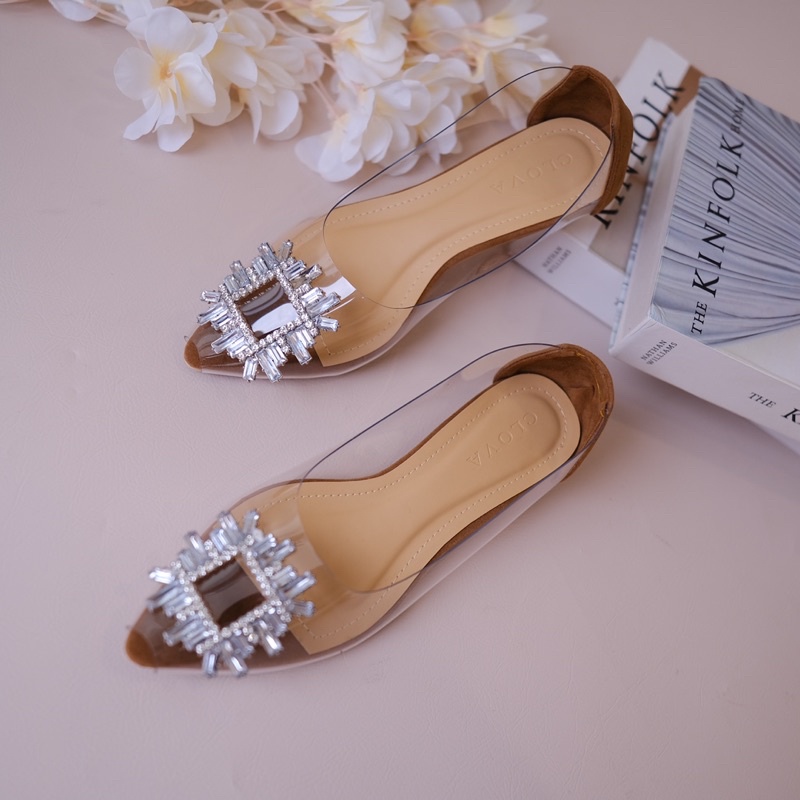 Zarra Clear Flatshoes - Flatshoes Wanita Terbaru