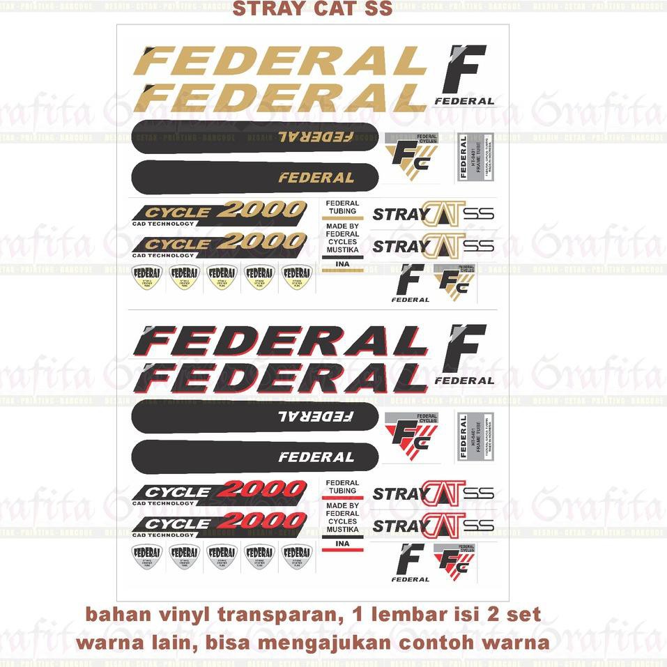 

Dijual Murah 7GLZF (1lbr = 2set) Stiker Striping Federal Stray Cat SS 73 Terbaru