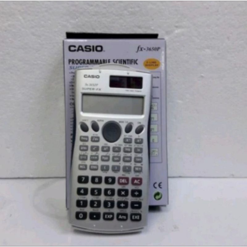 

CASIO SCIENTIFIC CALCULATOR FX 3650 P KALKULATOR ILMIAH PROGRAMMABLE