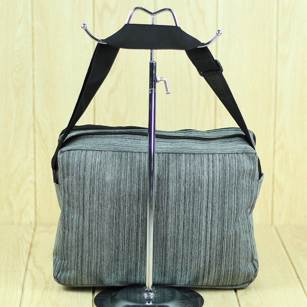 Tas Selempang Anello Pria Wanita Unisex Warna Abu Sling Bag Stylish Trendy Kece