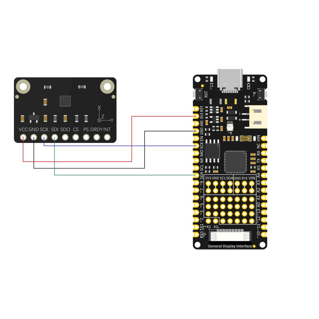 DFRobot Fermion: BMM150 Triple Axis Magnetometer Sensor (Breakout) Sensor Magnet