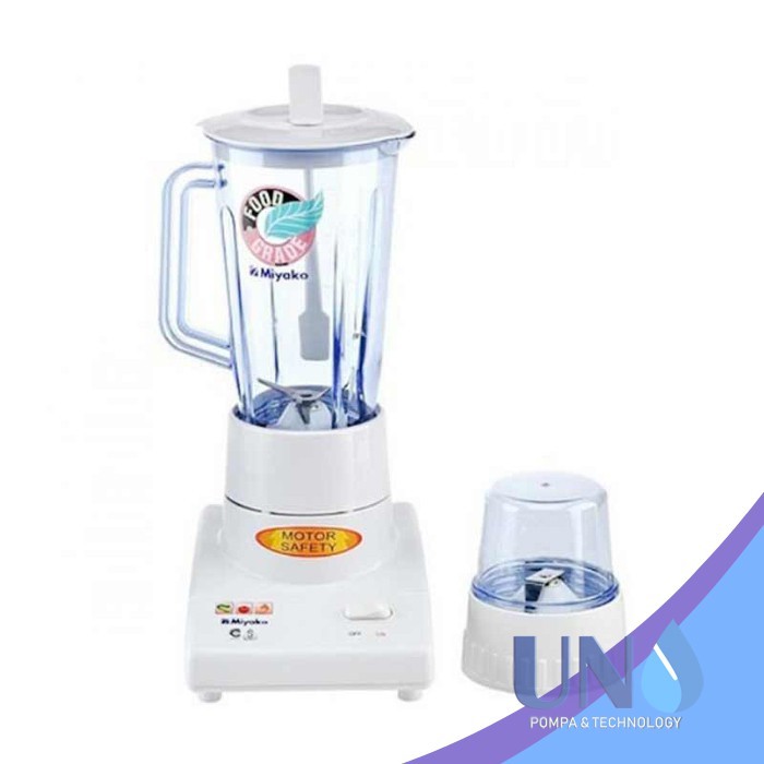 Miyako Blender Kaca 1 Liter BL 101 GS - 101GS (PUTIH)