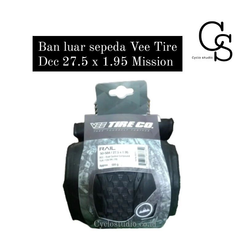 Ban luar Vee Tire 29 x 1.95 Mission RAIL DCC Skinwall Tubeless