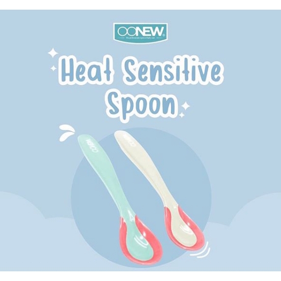 MAK227 SENDOK MAKAN SENSOR OONEW HEAT SENSITIVE SPOON ISI 2 PCS TB1495