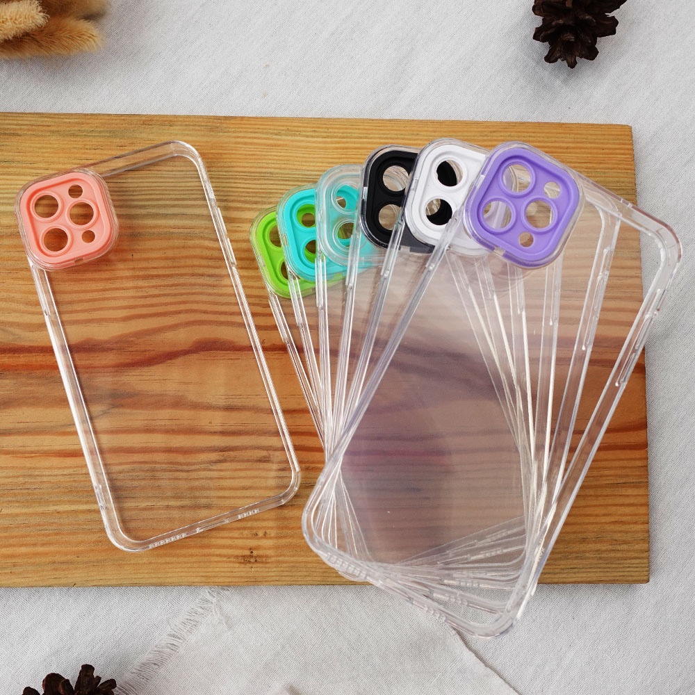 CASE CLEAR CAMERA  IPHONE 6 6PLUS 7 7PLUS 8 88PLUS  X XS XR XS MAX 11 11PRO 11 PROMAX 12 12 PRO 13 13 MINI 13 PRO MAX SOFTCASE CLEAR CANDY