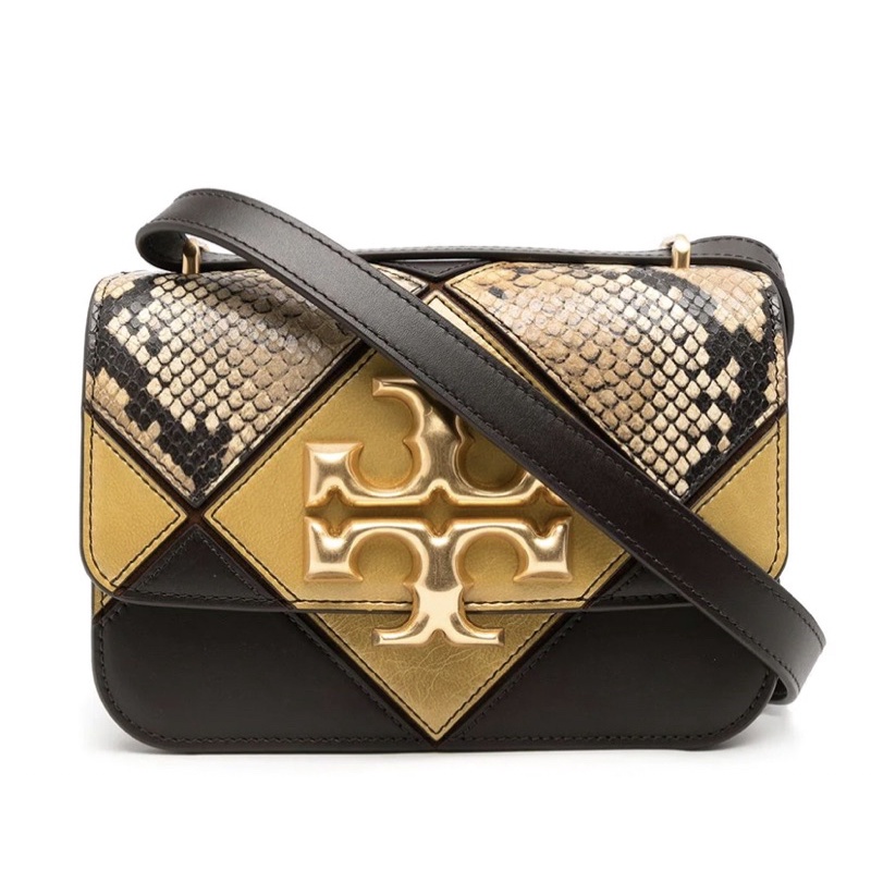 Tory Burch Eleanor Shoulder Bag 19 Yellow Strap (84088)