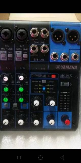 Yamaha Mixer yamaha MG-06X.mixer mini