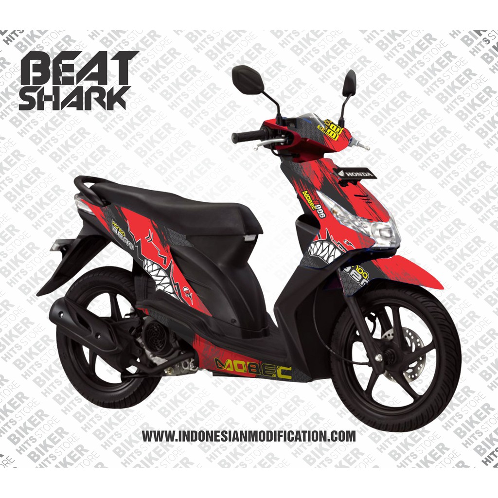 Paling Keren  Stiker  Beat  Karbu Merah Aneka Stiker  Keren 