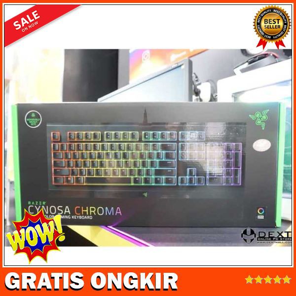 RAZER CYNOSA CHROMA - MULTI-COLOR MEMBRANE GAMING KEYBOARD