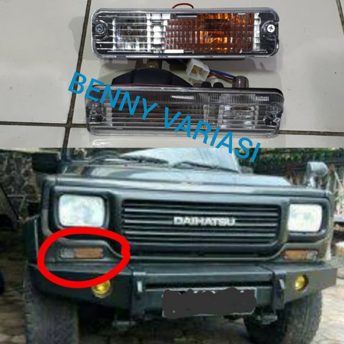 Lampu Sen Bumper Depan Kristal Daihatsu Feroza