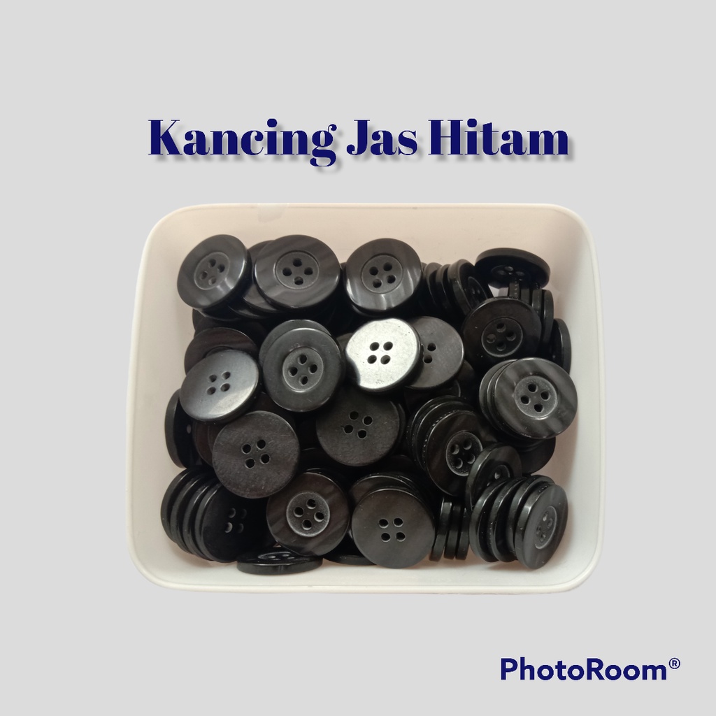Kancing Jas Hitam/Kancing baju