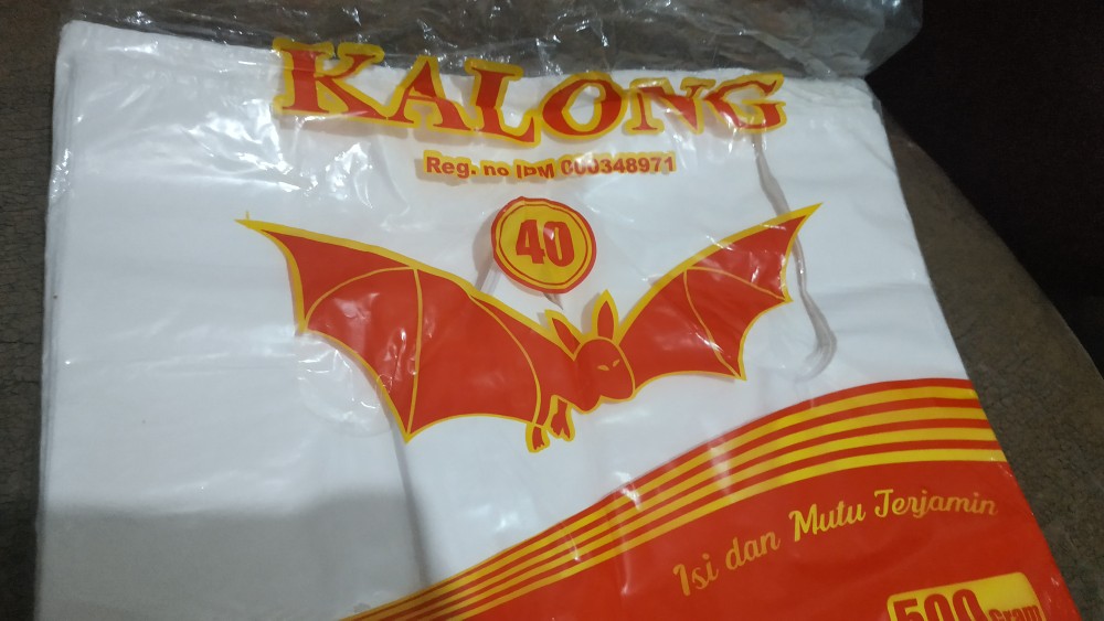 Kantong Plastik / Kresek Hd Kalong Putih Susu Tebal