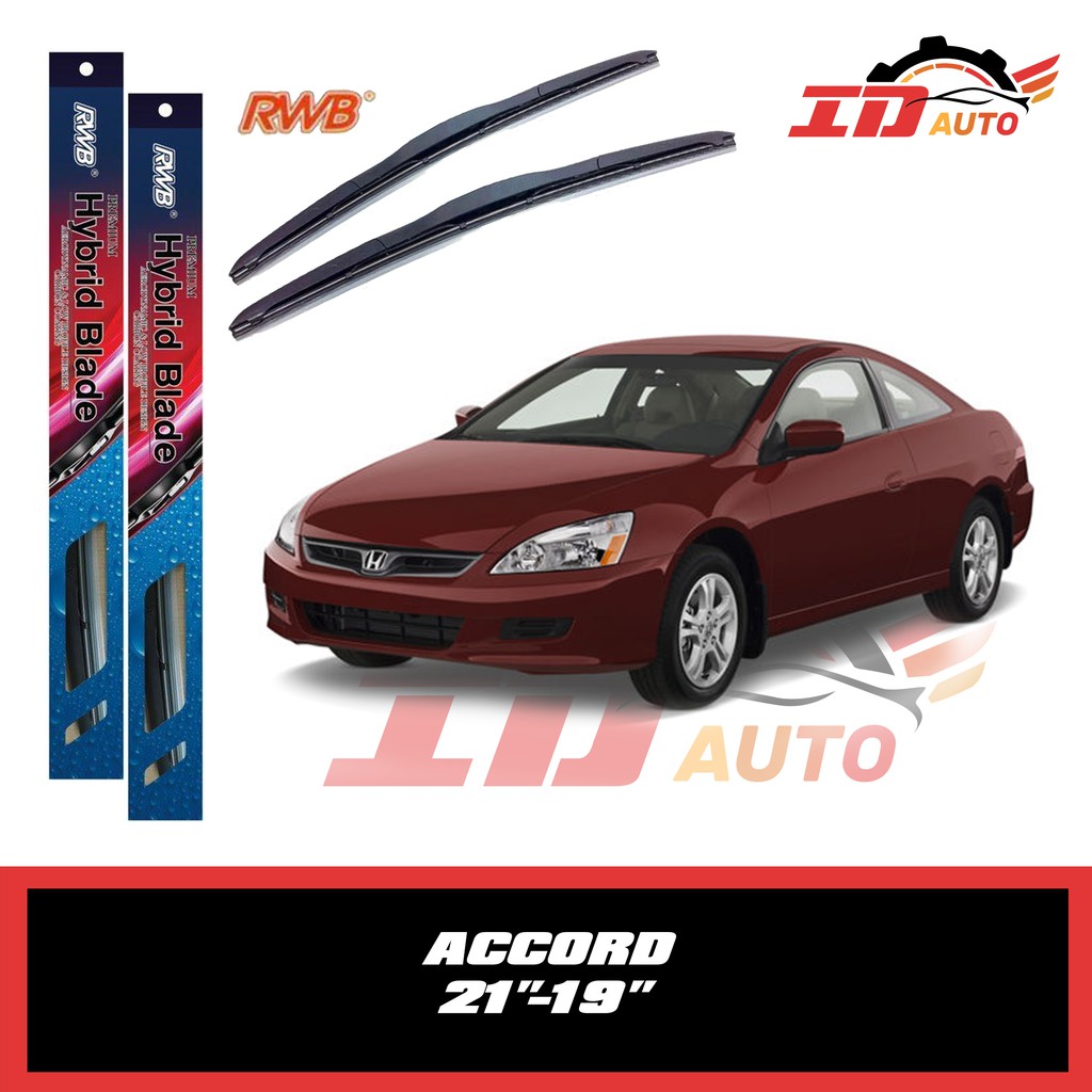 WIPER HONDA NEW ACCORD SET UKURAN 26 DAN 19 MERK RWB