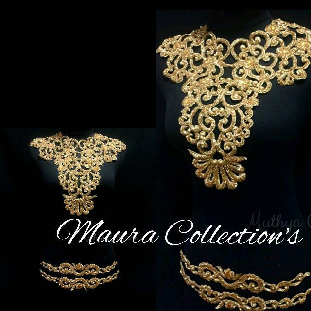 Renda bordir full payet