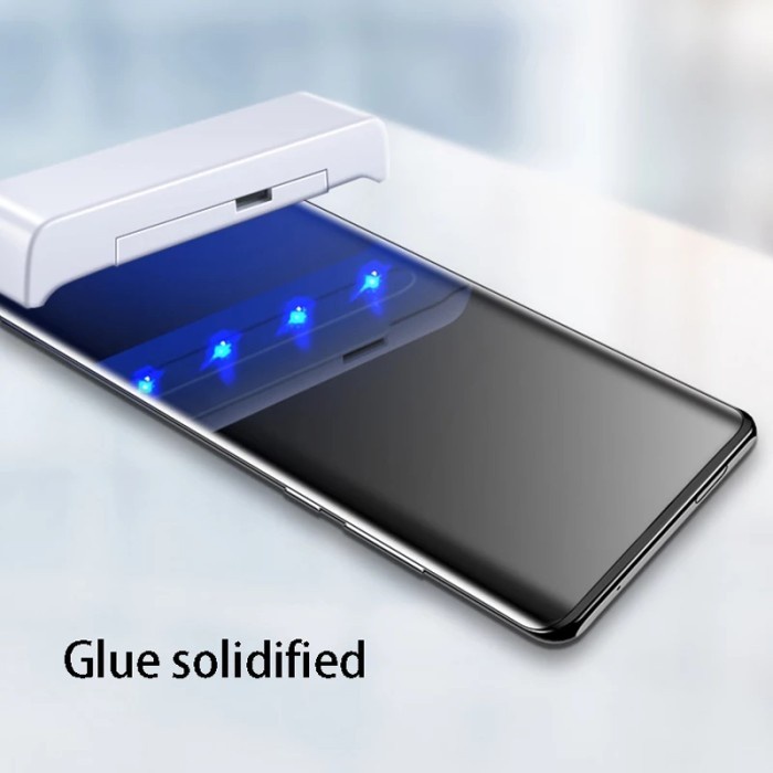 Samsung S22 / S22 Plus / S22 Pro / S22 Ultra Tempered Glass UV Nano Liquid Curved Glass Full Lem