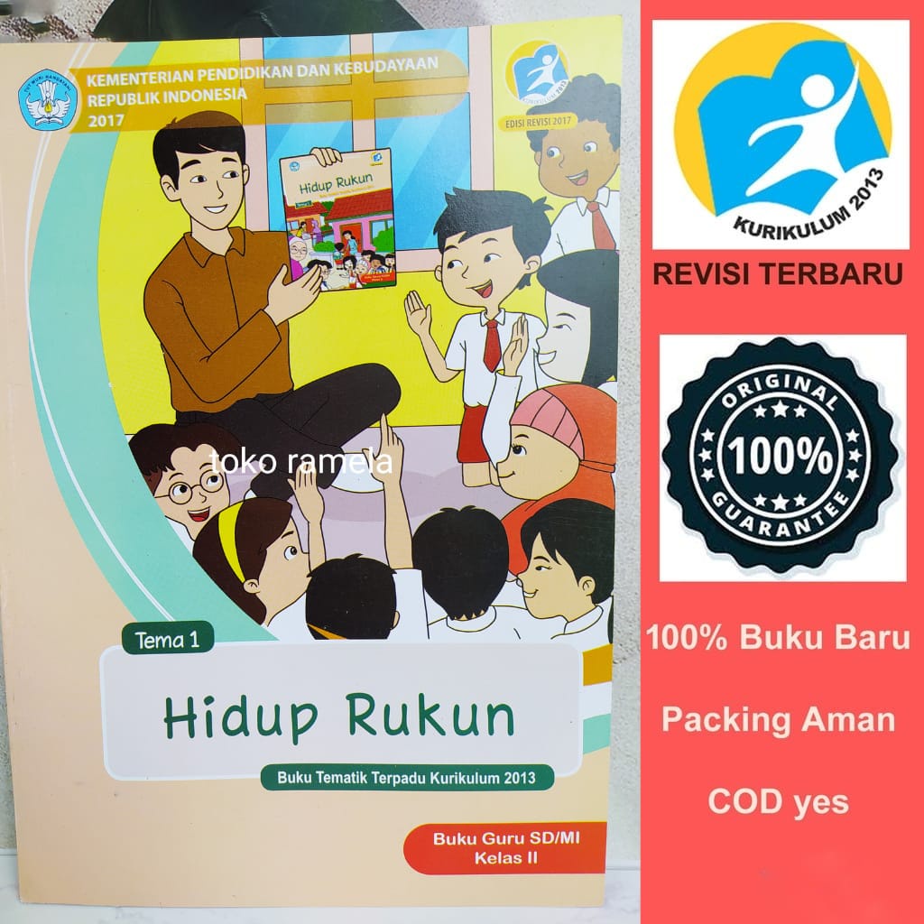 Buku Guru Tematik Kelas 2 Tema 1 Hidup Rukun Kurikulum 2013 Edisi Revisi 2017 Kemendikbud