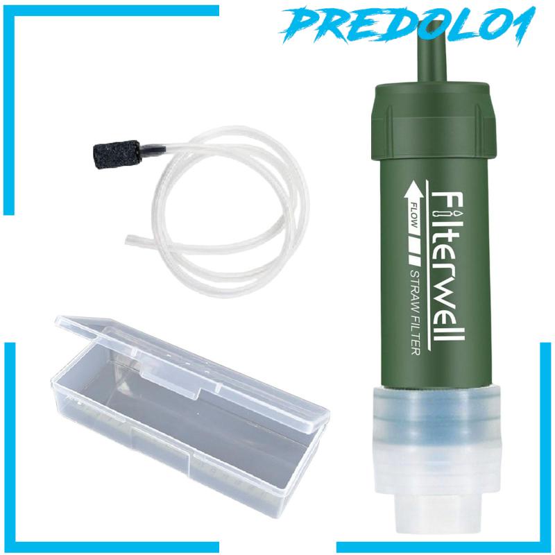 Water Filter Straw Camping Survival Purifier Drinking Travel Emergency Kits