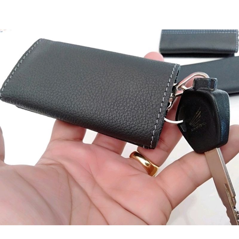 Dompet gantungan kunci kulit mobil/motor STNK keren berkualitas
