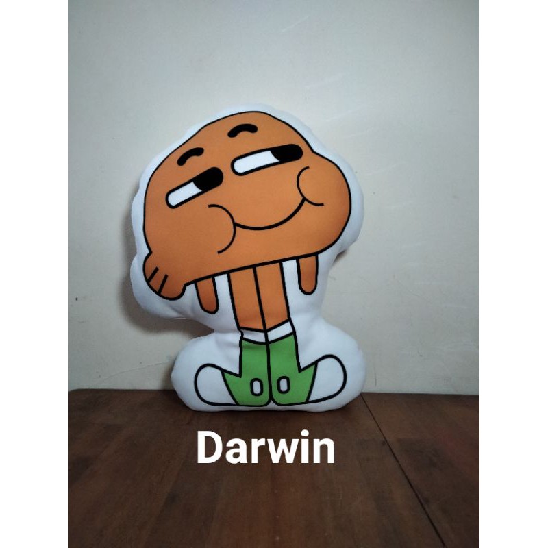 bantal boneka Darwin the worlds of gumball