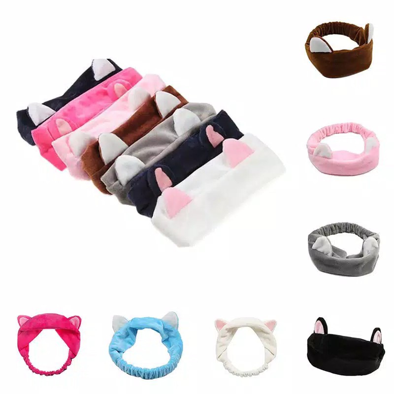 Korean Cute Hairband Wash Face Makeup Hair Band Hair Accessories KARET PEMBERSIH MUKA