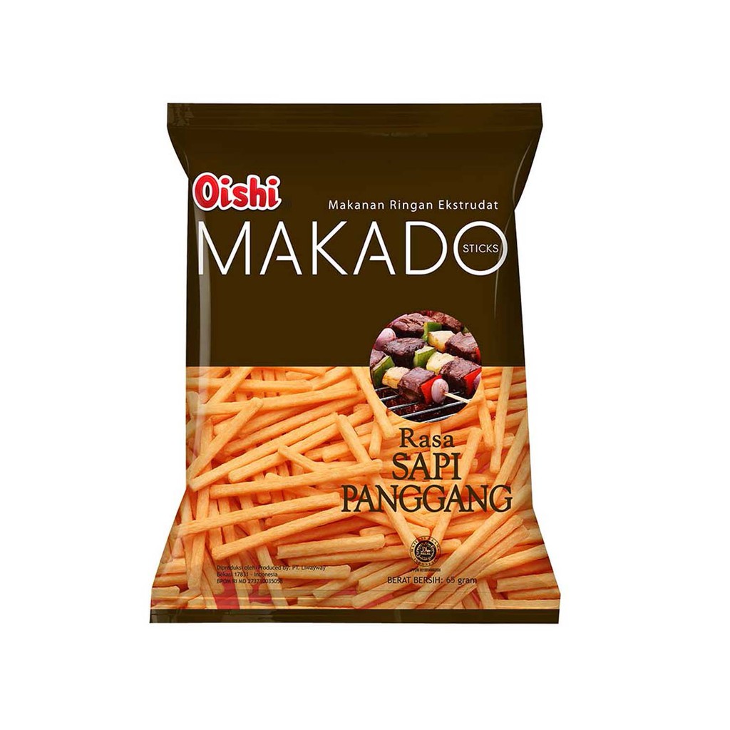 

Oishi Makado Rasa Sapi Panggang 65gr