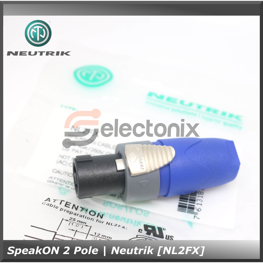 Konektor Audio SpeakON 2 Pole | Neutrik [NL2FX]