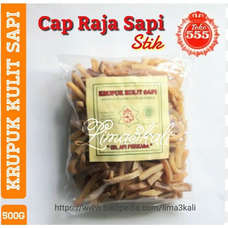 

Kerupuk Rambak Kulit Sapi Stik - 500gram