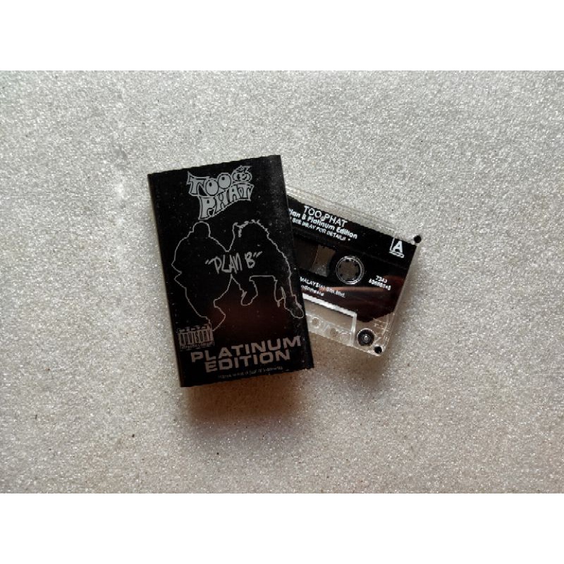 kaset pita audio rap hip hop TOO PHAT plan b platinum edition