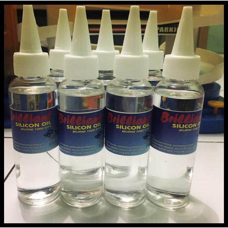 Silicone Oil Murni 1000 cps 100ml Brilliant Silicon Oil
