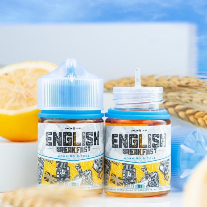 Liquid English Breakfast series 60ML 3&amp;7mg by Union Labs berpita cukai