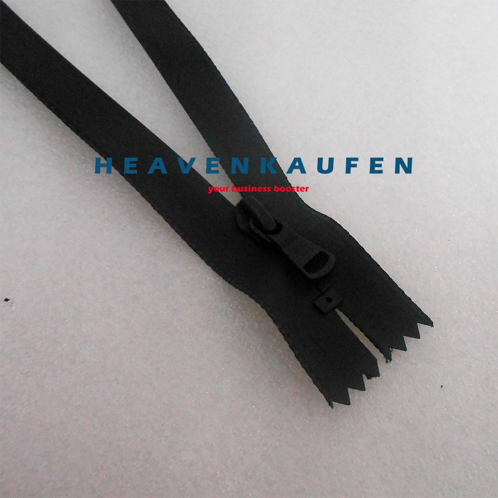 Resleting Zipper Waterproof Anti Air Panjang 17,5 cm Atau 7 inch Warna Hitam