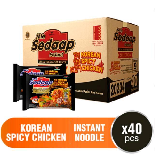 Mie Sedaap korean spicy chicken dan soup