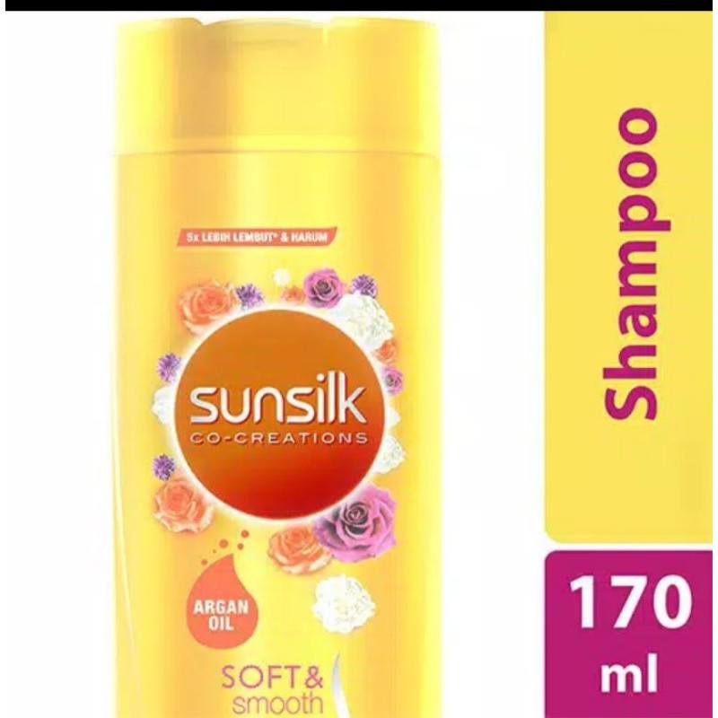 Sunsilk Soft &amp; Smooth Sampo 170ml dan Collagen+ginseng 160ml