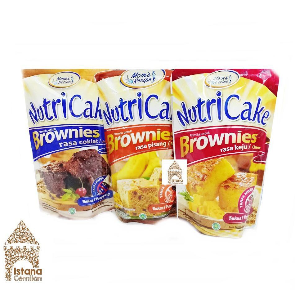 

Termurah!! ➶ NutriCake Premiks Brownies Coklat / Keju / Pisang 230 Gram ⇺ Terbaik..!!