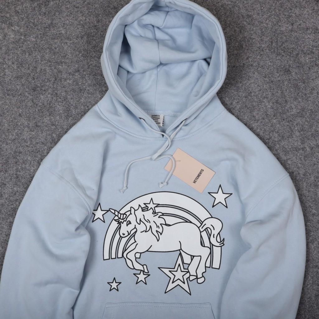 JAKET SWEATER HOODIE VTEMENT UNICORN UNISEX PREMIUM QUALITY