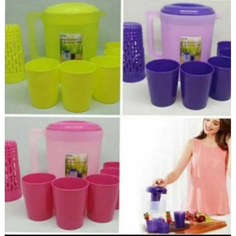 Teko Infused Yeppo Pitcher Anabelle Water Gelas Water Jug Infused