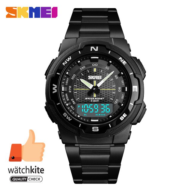 SKMEI 1370 Jam Tangan Pria Digital Analog Anti Air WATCHKITE WKOS