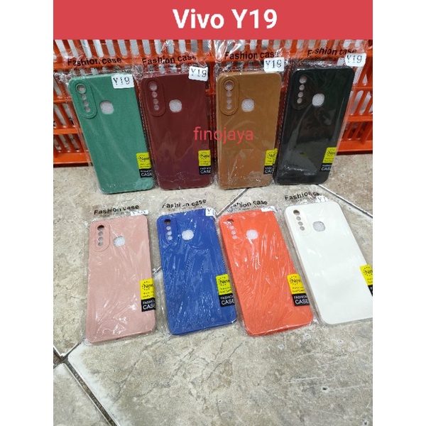 Softcase Vivo Y19 Silikon Casing Selicon Case Macaron Pelindung Pro Camera