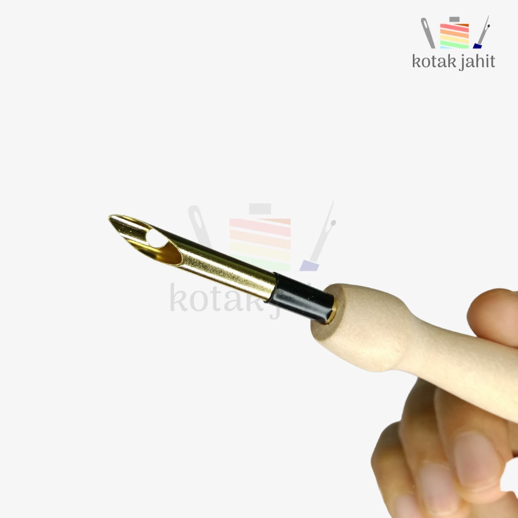 Nobira98 Needle Punch 5 Mm 3.5 Mm Hoop Art Pena Sulam Bahan Besi Gagang Kayu 3.5Mm 5Mm 3,5 Mm 3,5Mm
